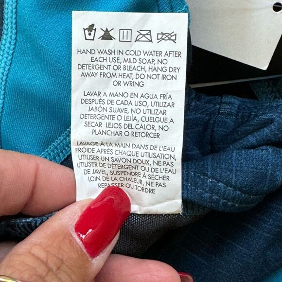 TYR Women's Maxfit Splice Swimsuit - Navy & Blue Size 8 NWT - Picture 9 of 12